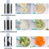 Manual Kitchen Accessories Multifunctional Round Mandoline Potato Slicer Vegetable Cutter Slicer Cheese Kitchen Gadgets